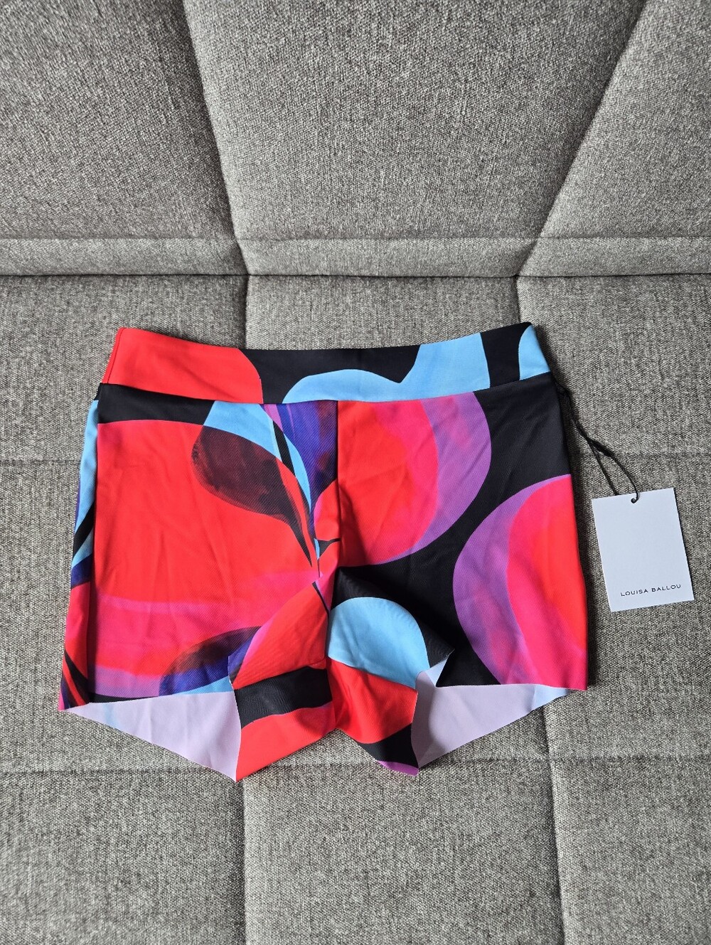 Louisa Ballou | Calypso Print Multicolor Mini Shorts Size 0/ XS